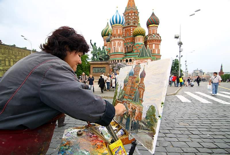 كاتدرائية القديس باسيل من اجمل الاماكن السياحية في روسيا موسكو