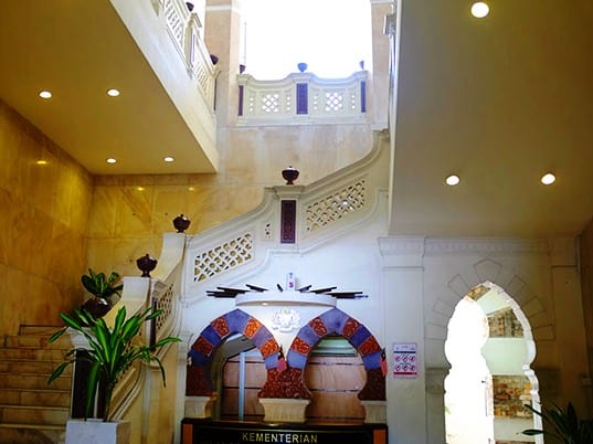 القاعة الرئيسة في مبنى السلطان عبدالصمد في كوالالمبور
