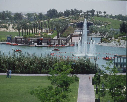 حديقة الصفا من اجمل الاماكن السياحية في دبي الامارات