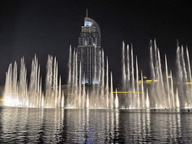 النافورة الراقصة في دبي