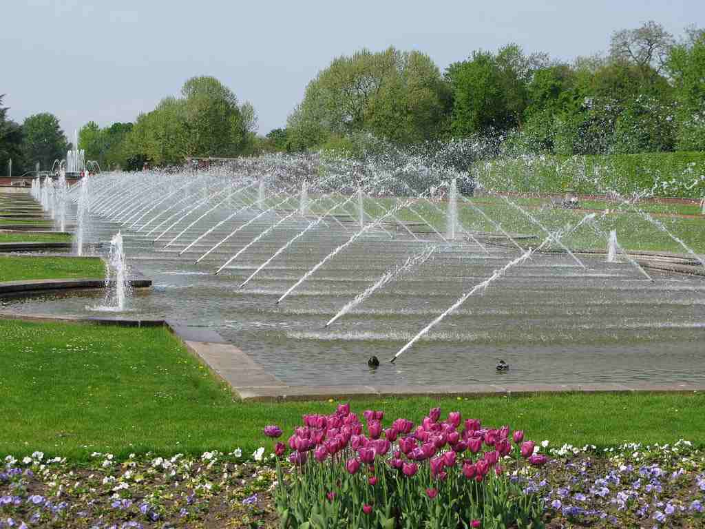 حديقة نورد بارك من اجمل الاماكن السياحية في مدينة دوسلدورف المانيا