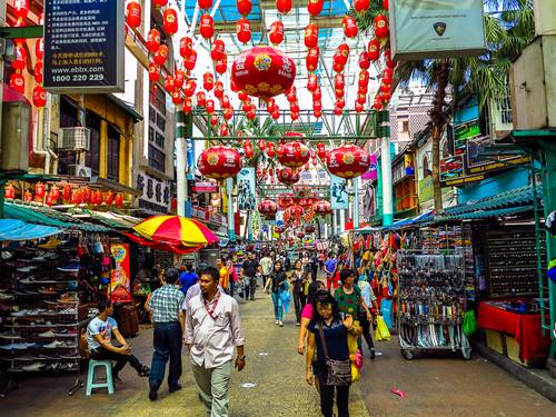 يعد السوق الصيني من اجمل الاماكن السياحية في كوالالمبور - صور كوالالمبور