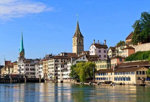 زيورخ من اجمل مدن سويسرا السياحية