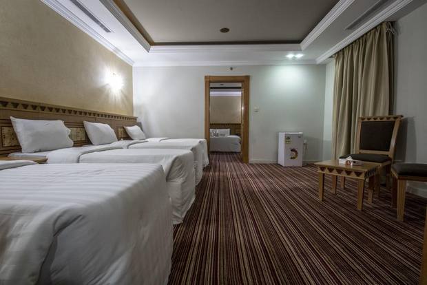 فندق رهف المشاعر من أفضل فنادق مكة العزيزية الشماليه الذي يوفر غرف بمساحات جيدة