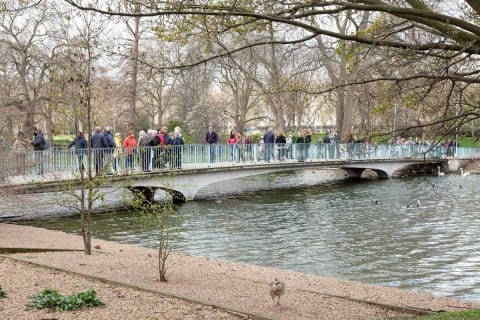 حديقة سانت جايمس بارك في لندن