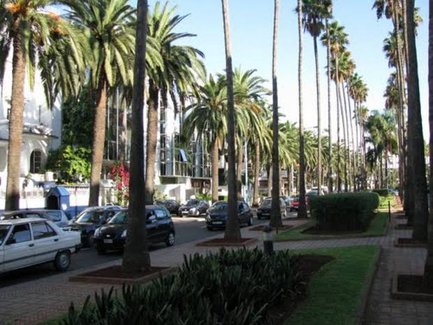 شوارع الدار البيضاء المغرب