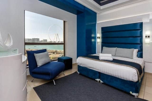 توفر شقق فندقيه دبي الجي بي ار غرف فسيحة عصرية تضم كافة وسائل الراحة