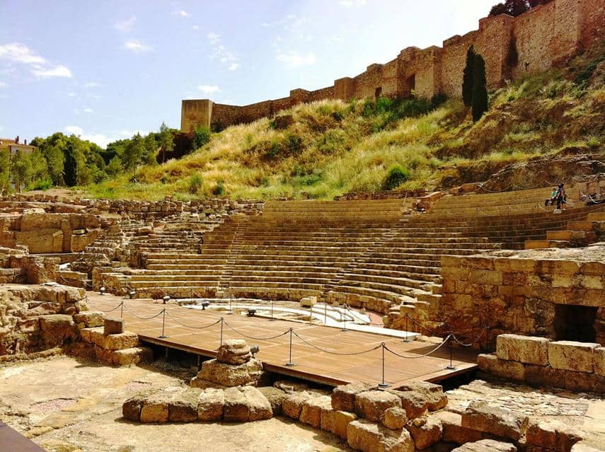 المسرح الروماني في ملقا اسبانيا