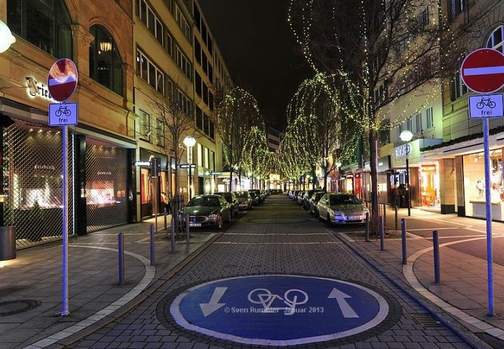 شارع غوته شتراسه من أفضل شوارع التسوق في فرانكفورت