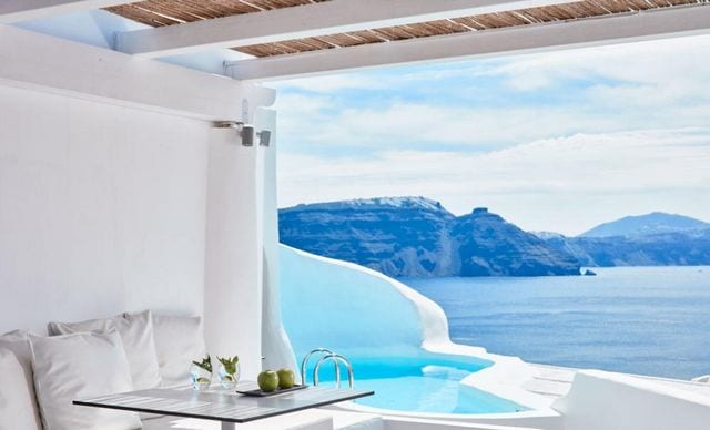 أفضل الفنادق في اليونان سانتوريني