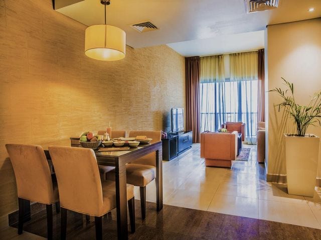 مساحات إقامة واسعة في أفضل شقق فندقية في قطر قريبه من سوق واقف