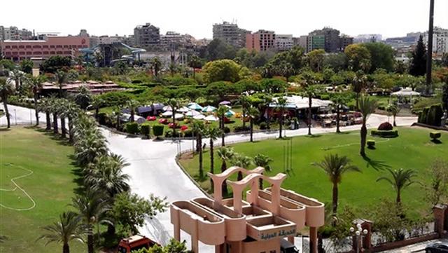 الحديقة الدولية واحدة من حدائق الاسكندرية الشهيرة 