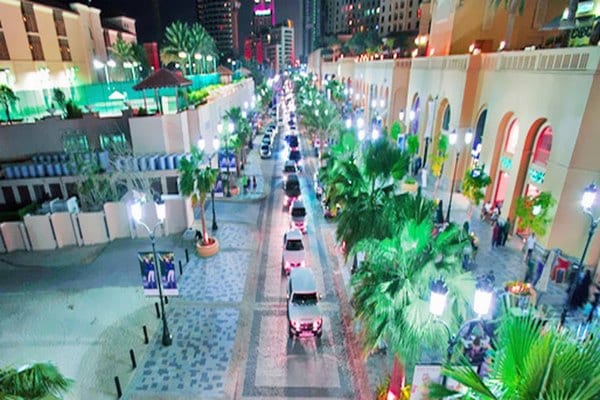 شارع الجي بي ار في دبي من أفضل شوراع دبي
