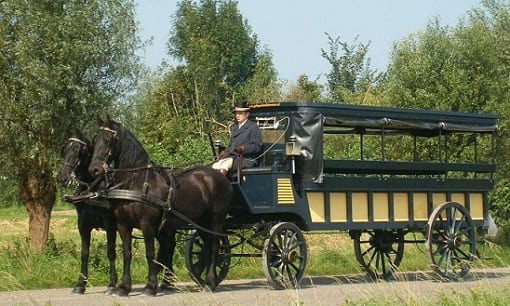 عربة الأحصنة في طواحين كنديرديك