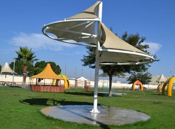 مظلات متنزه الملك فهد في الطائف