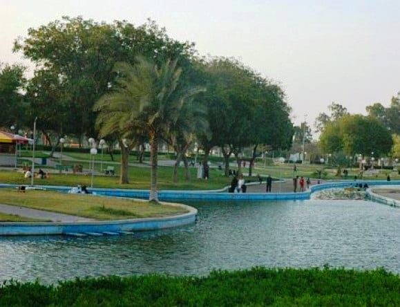 بحيرة متنزه الملك فهد في الطائف - منتزهات الطائف