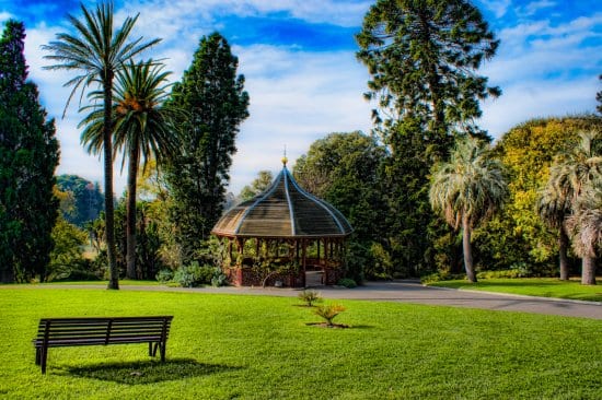القاعات المستديرة في الحدائق النباتية الملكية في ملبورن