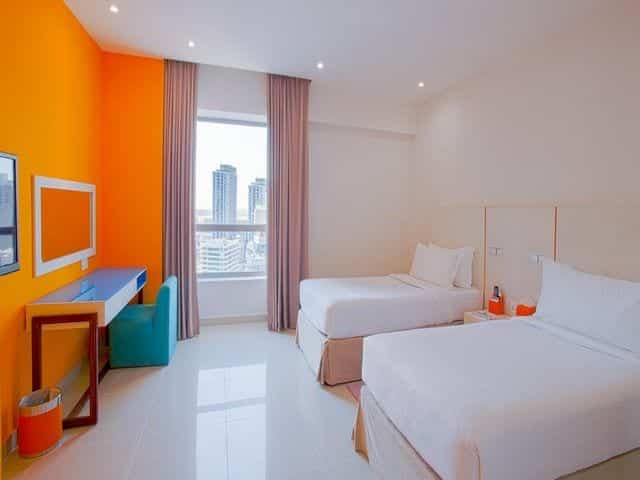 يحتوي فندق واجنحة هوثورن دبي على غرف معيشية مميزة بإطلالة رائعة.