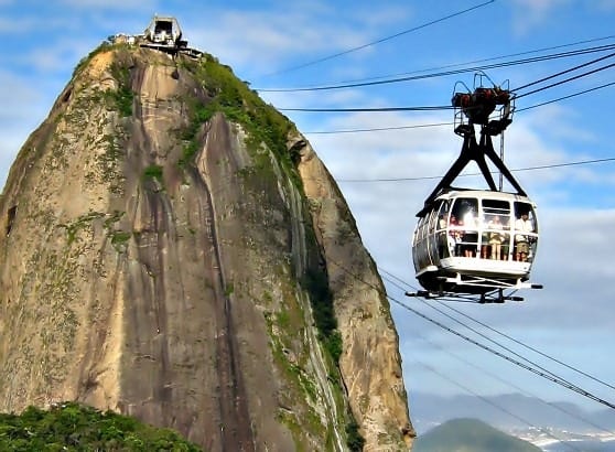 تلفريك جبل السكر من اهم معالم ريو دي جانيرو