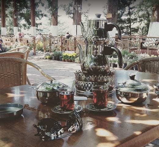 مزارع الشاي في ريزا تركيا