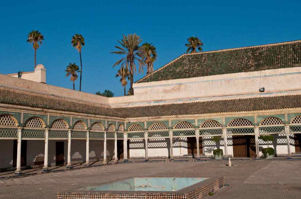 قصر الباهية من اهم الاماكن السياحية في مراكش المغرب