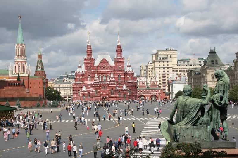 مبنى الكرملين في موسكو