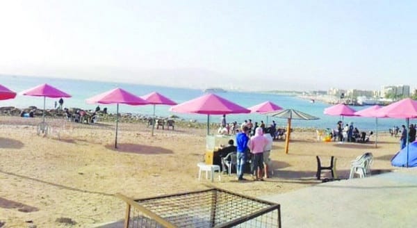 الشط الجنوبي في العقبة الاردن