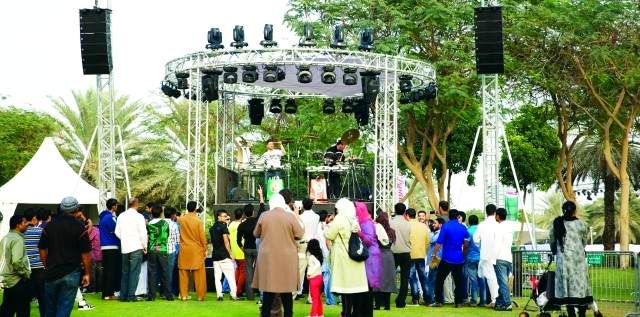 حديقة زعبيل في دبي تقيم العديد من الحفلات والعروض التفاعلية