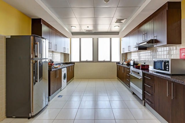 تضم شقق فندق ابيدوس دبي لاند مطابخ مُجهّزة بالكامل.
