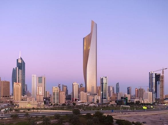 برج الحمراء الكويت من اهم الاماكن السياحية في الكويت