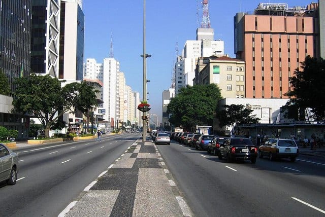 شارع نهج باوليستا في ساو باولو من أفضل الاماكن السياحية في ساو باولو