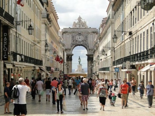 الميدان التجاري في مدينة لشبونة