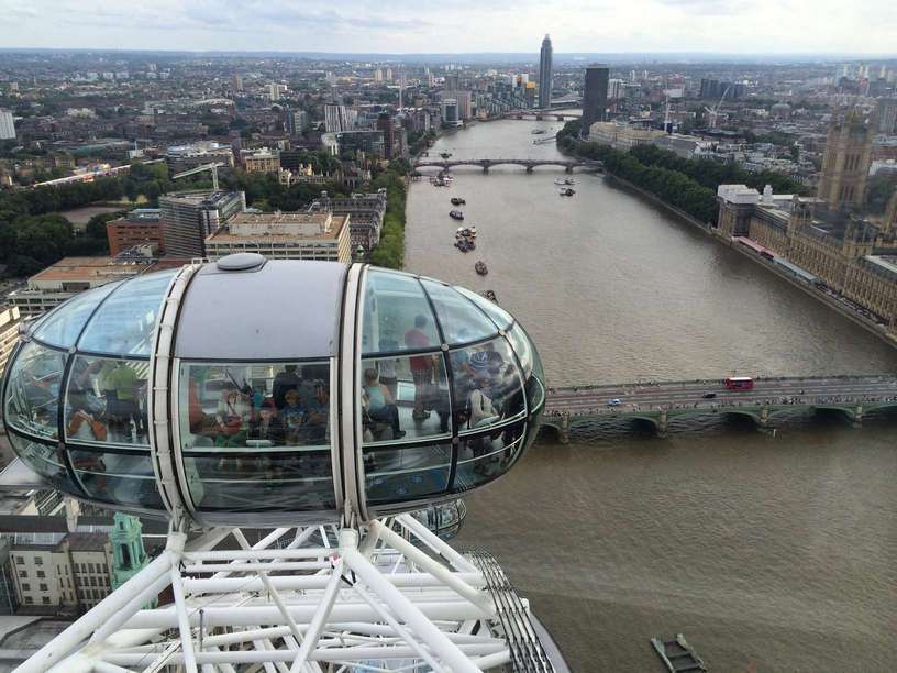 عجلة لندن من اهم الاماكن السياحية في لندن
