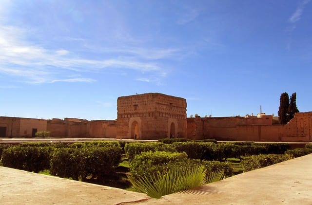 قصر البديع من اهم الاماكن السياحية في مراكش المغربية