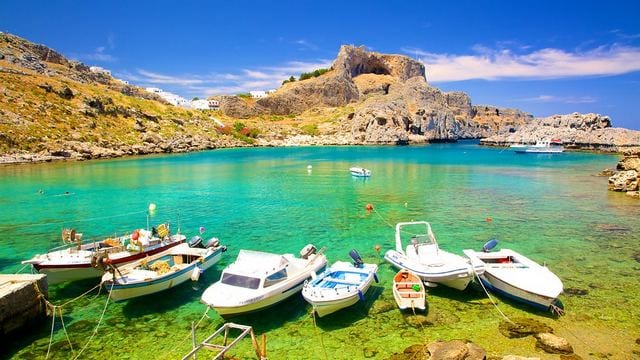 اهم مناطق سياحية في اليونان جزيرة رودس في اليونان