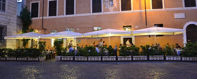مطعم روما سباريتا من أفضل مطاعم ايطاليا روما