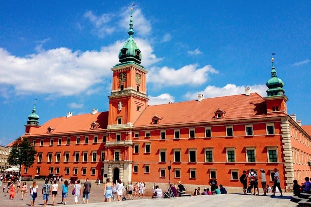 القصر الملكي في وارسو سياحة
