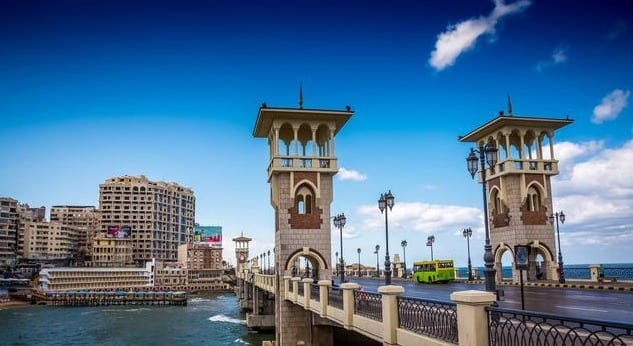 كوبري ستانلي في الاسكندرية