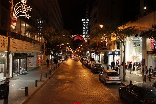 شوارع بيروت في لبنان