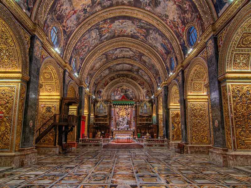 كاتدرائية القديس يوحنا في جزيرة مالطا - السفر الى مالطا