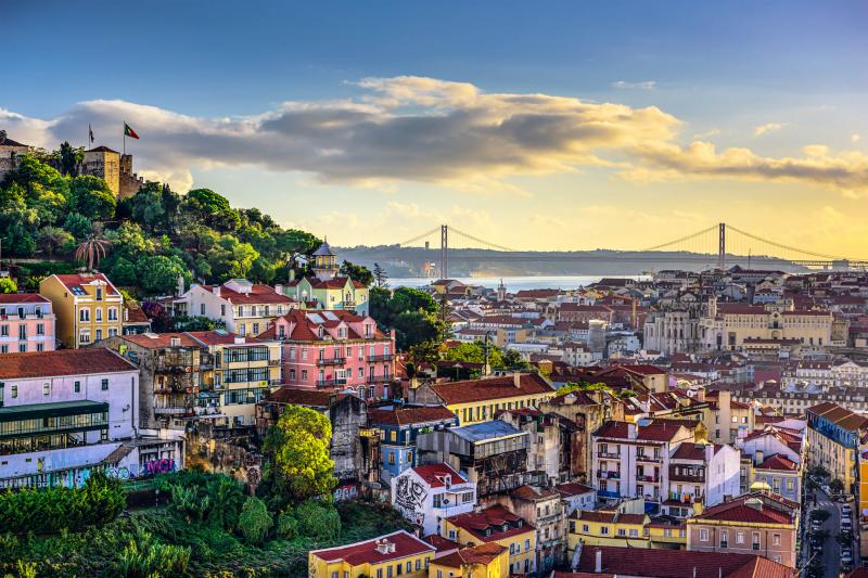 اين تقع لشبونة والمسافات بينها وبين اهم مدن البرتغال