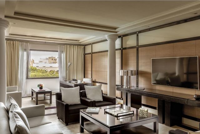 منطقة جلوس رائعة في فنادق الدار البيضاء 5 نجوم بالمغرب
