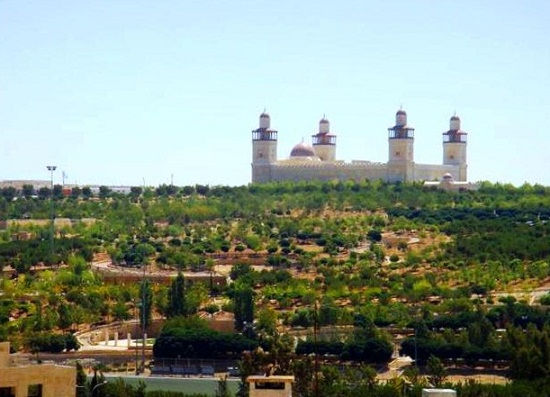 مشهد لحدائق الملك حسين في عمان