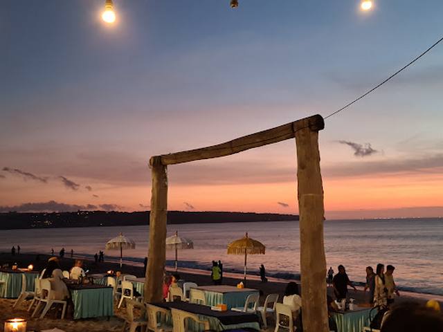 مطعم على البحر في بالي