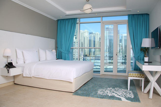 غُرف فنادق دبي مارينا تُوفر للضيوف أعلى مستوى من الأريحية