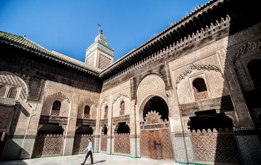 المدرسة البوعنانية من اهم اماكن السياحة في المغرب فاس