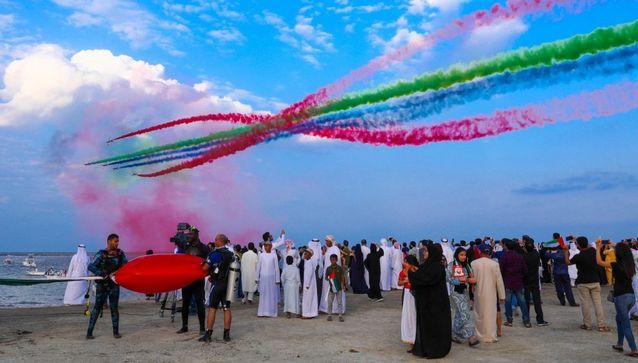 ساحة مصارعة الثيران في الامارات الفجيرة