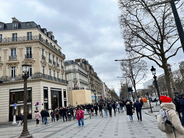 الشوارع في باريس