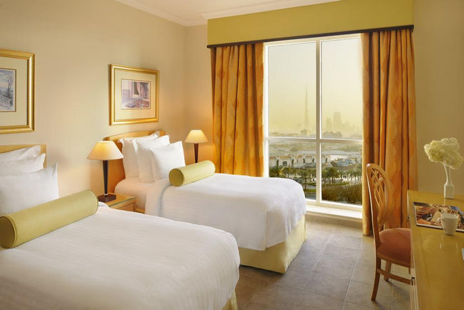 تُعد غرف شقق ماريوت دبي أحد افضل مكان للسكن في دبي بالمساحات الواسعة