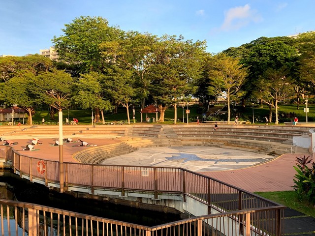 متنزه خزان سيليتار السفلي في سنغافورة
